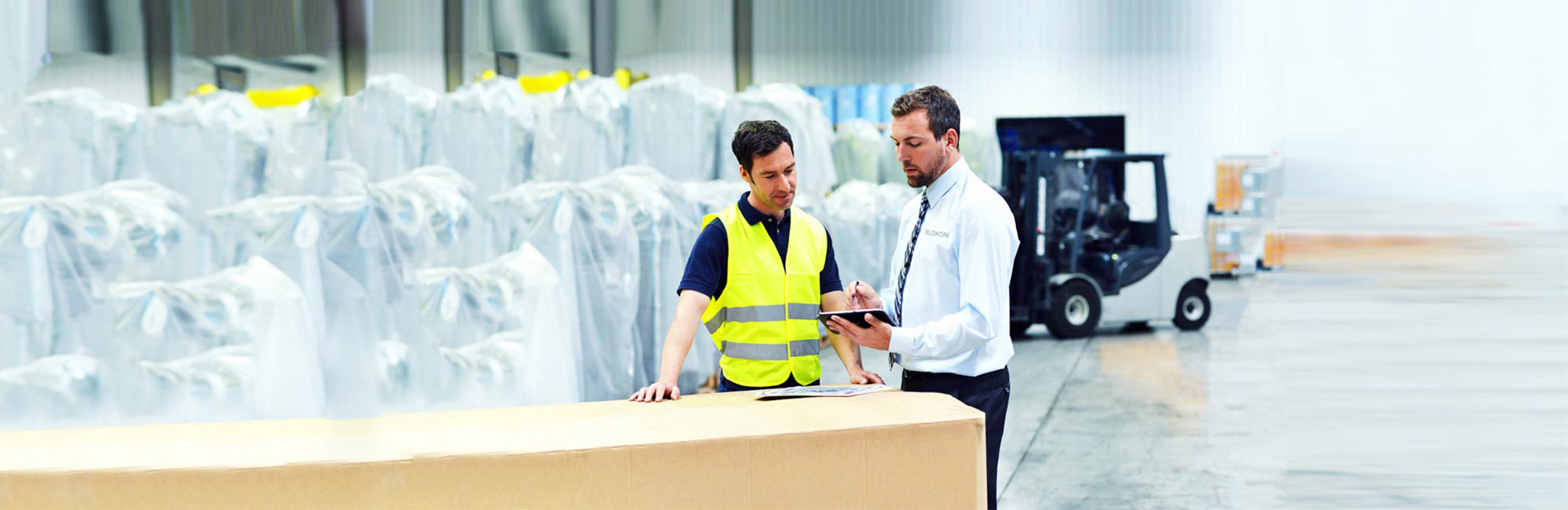 AI forklift pedestrian detection example